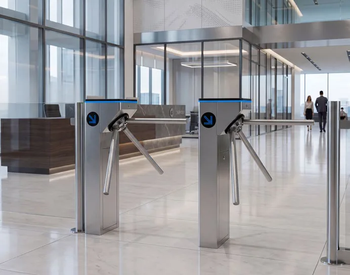 Catraca eletrônica WEG WA-MPD Mini-pedestal em aço inox